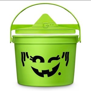 Set of 2 - 2022 McDonald’s Halloween Green Witch Pail      💚Limited Edition 💚